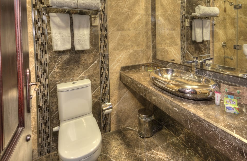 Executive Single Room, 1 King Bed, Pool View, Lakeside | Bathroom | Free toiletries, hair dryer, children's robes, towels