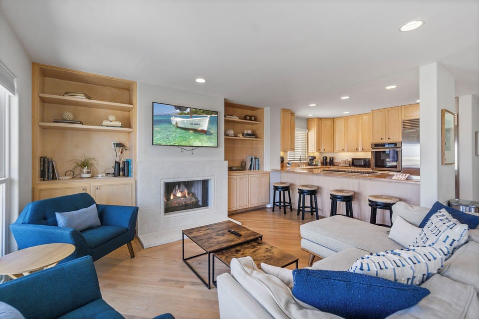 Beautiful interior with tons of natural light, views, and contemporary design.