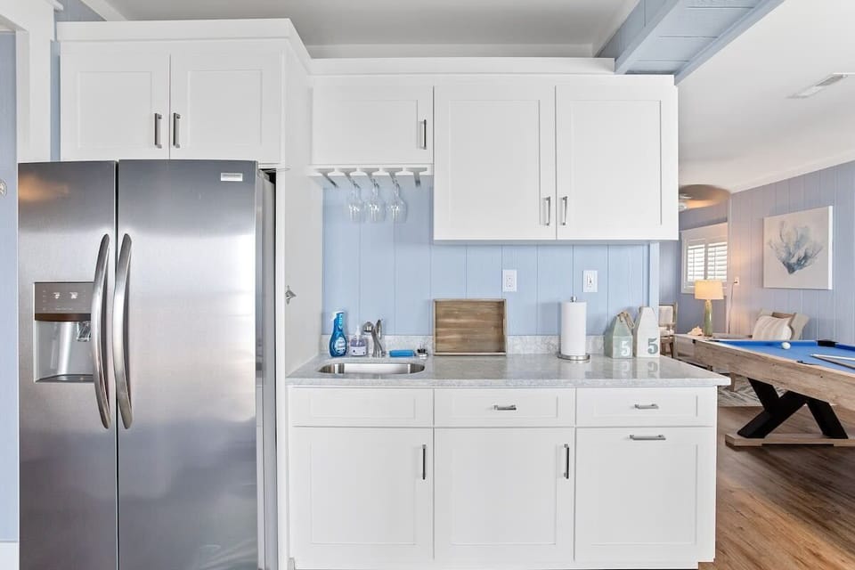 First Floor Wet Bar and Fridge