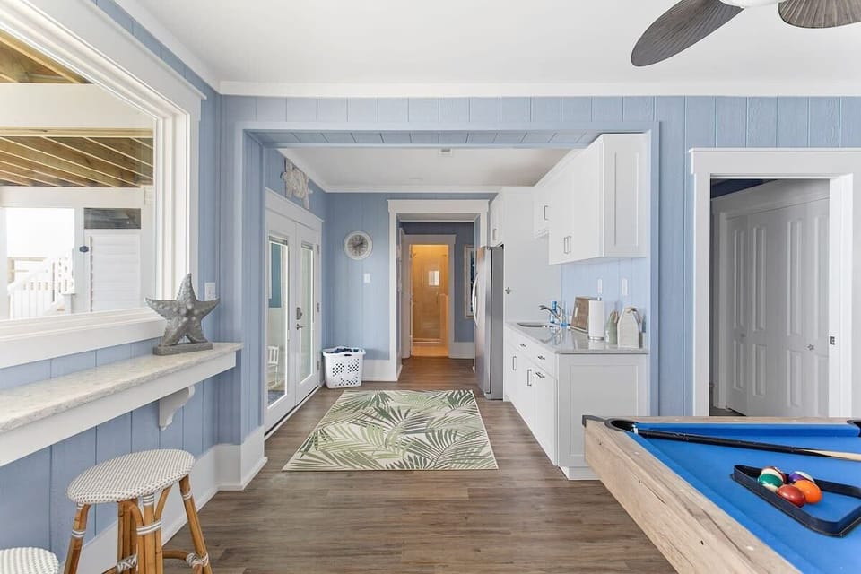 First Floor Wet Bar and Fridge