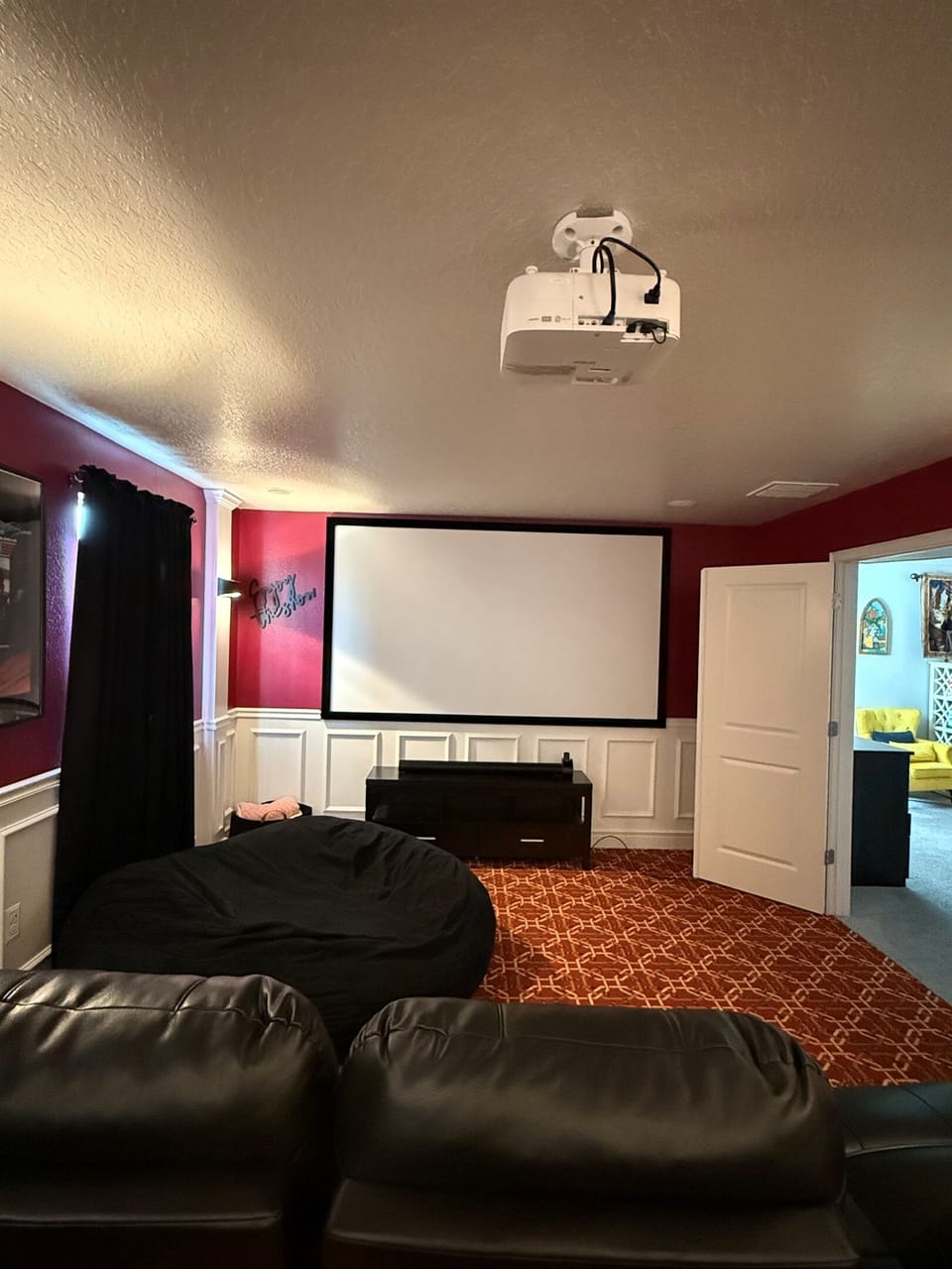 The only thing missing is you, your family, and your favorite movie.