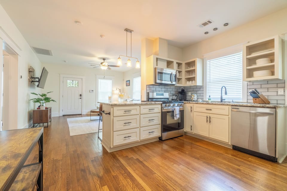 The heart of our kitchen lies in its functionality and convenience! 
