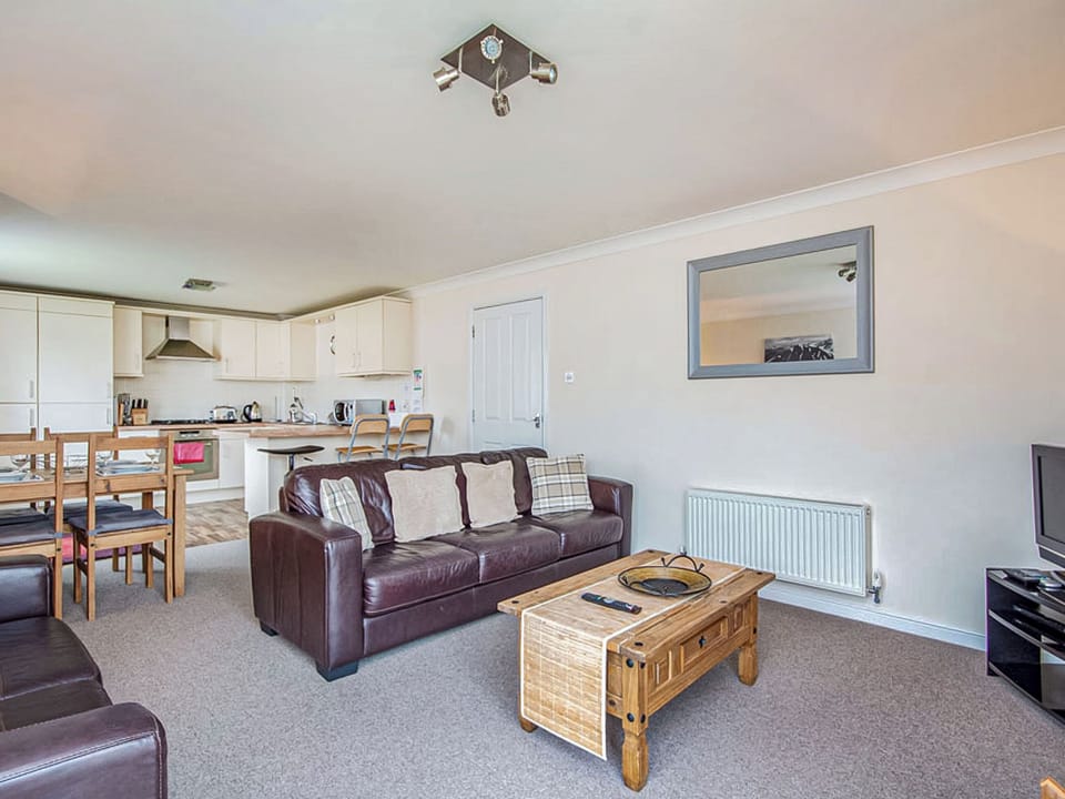 Open plan living space | Mont Blanc Apartment, Aviemore