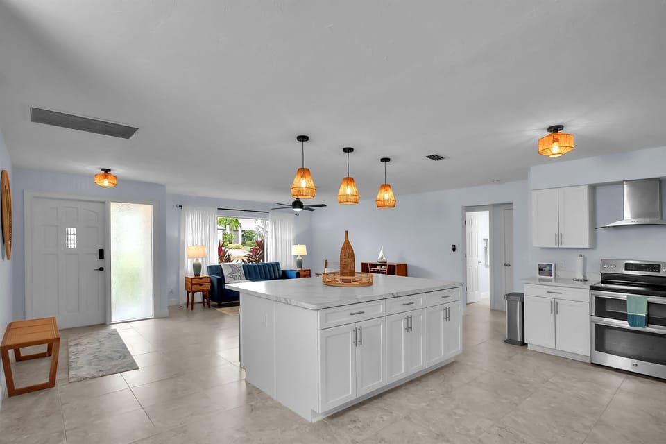 Front Entrance/Open Kitchen & Living Area