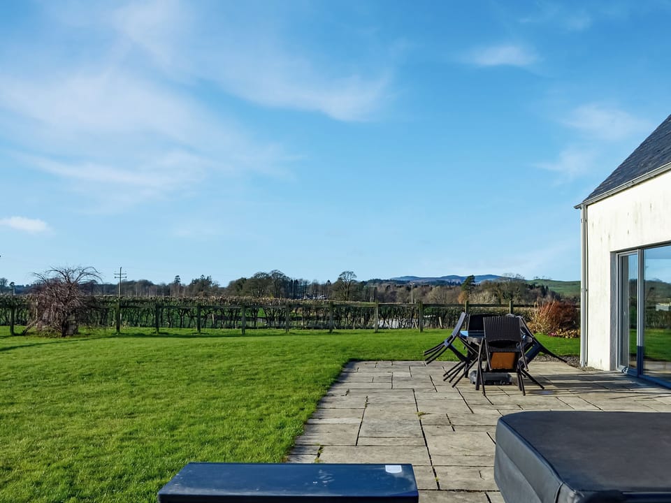 Patio | The Longhouse at Threave, Castle Douglas