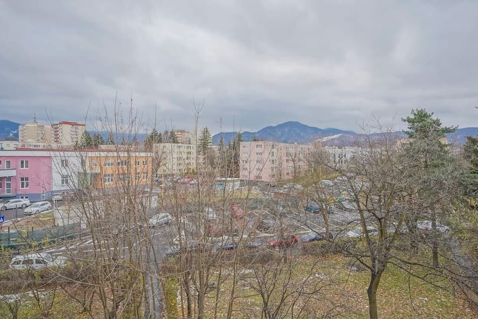 Panoramic mountain view.