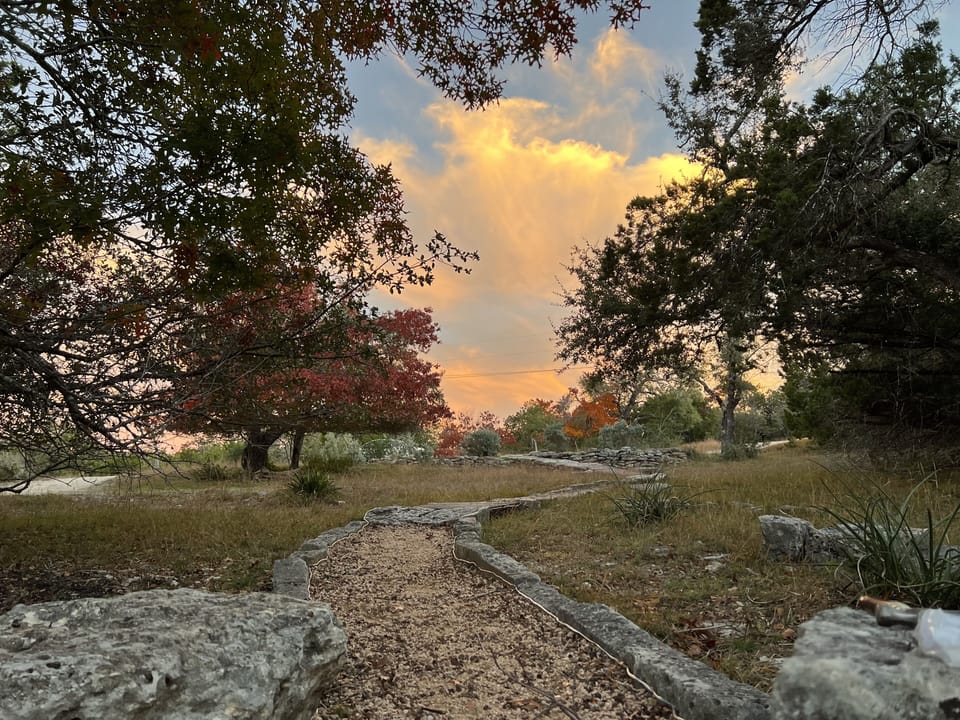 Texas Sunset views from the property