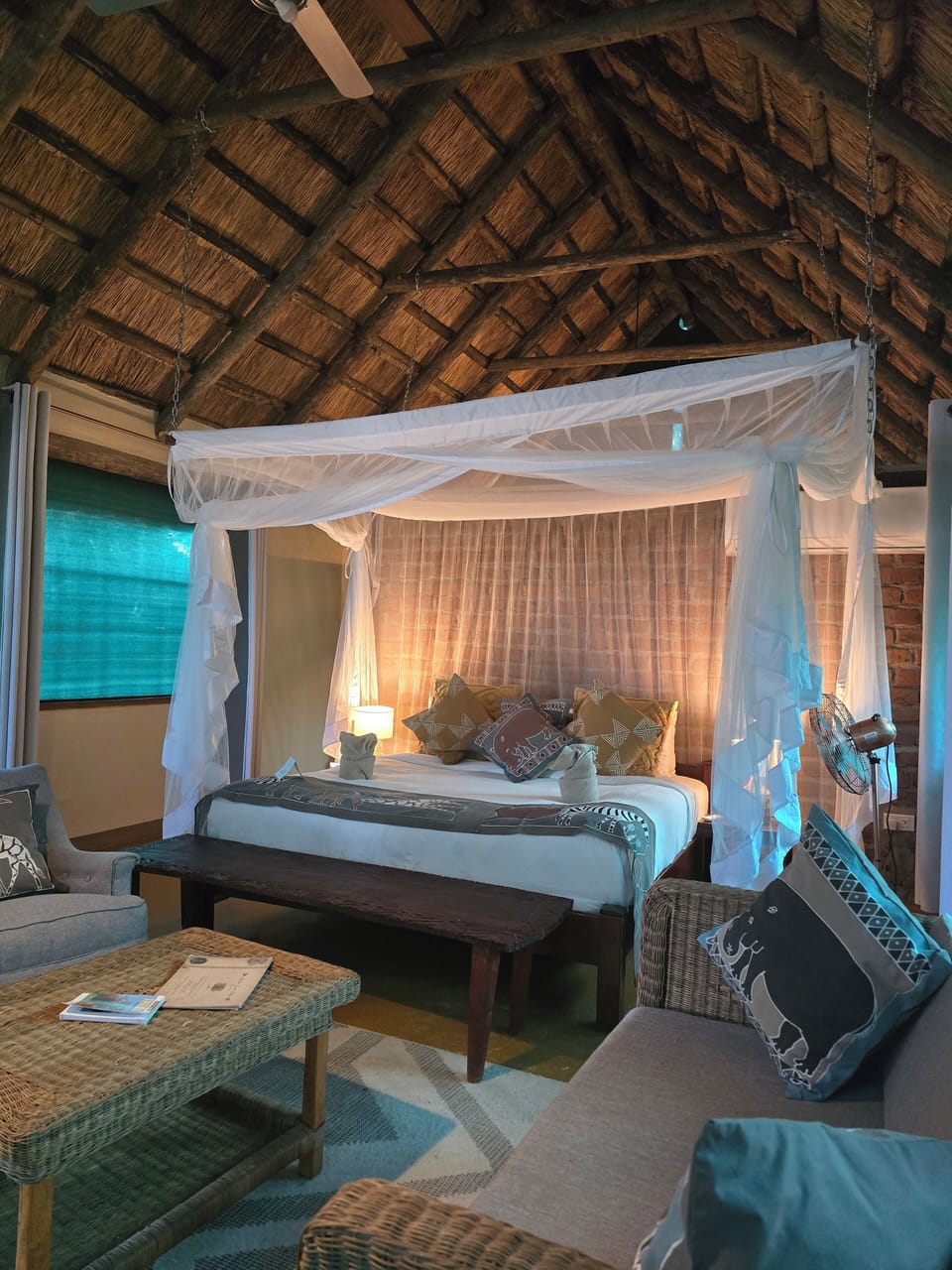 Luxury Chalet, River View | Individually decorated, individually furnished, desk, laptop workspace