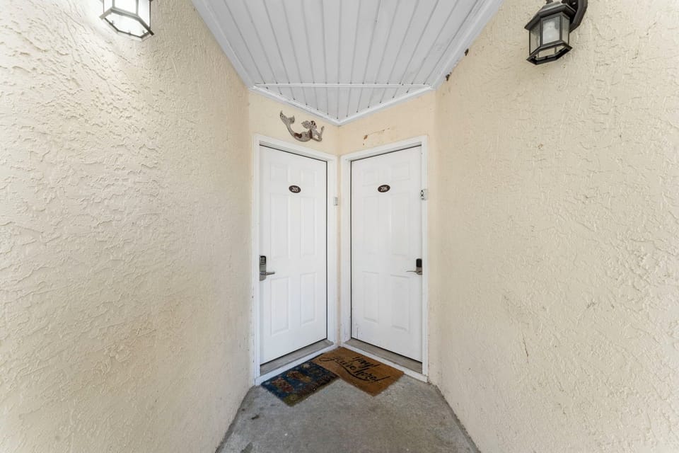 Entry door to the unit.
