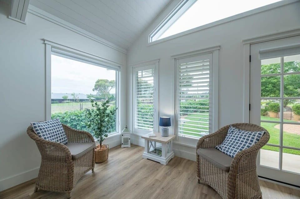 Seating Area with Leafy Views