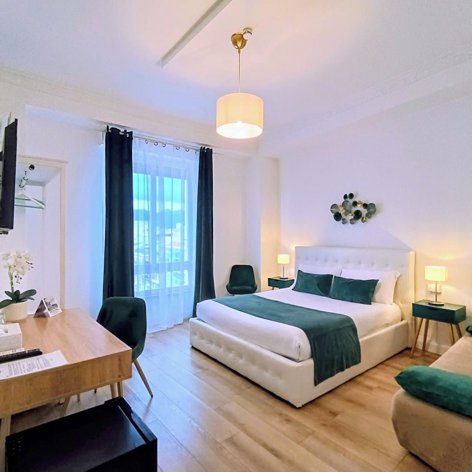 Standard Double Room | Desk, laptop workspace, blackout drapes, iron/ironing board