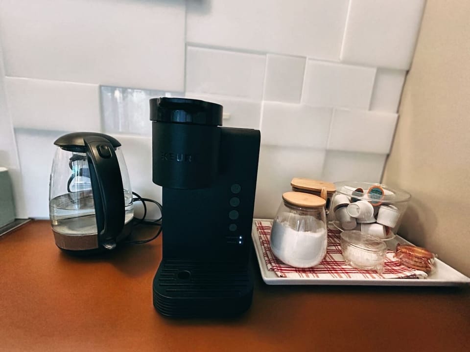Coffee & tea stocked for every stay