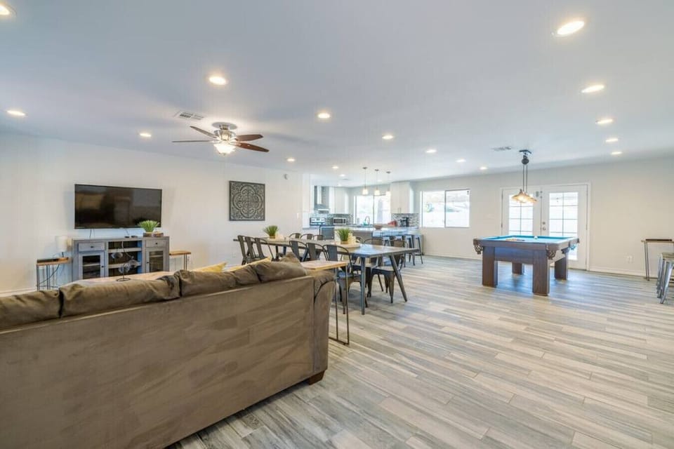 Enjoy comfort and contemporary style in this cozy living area.