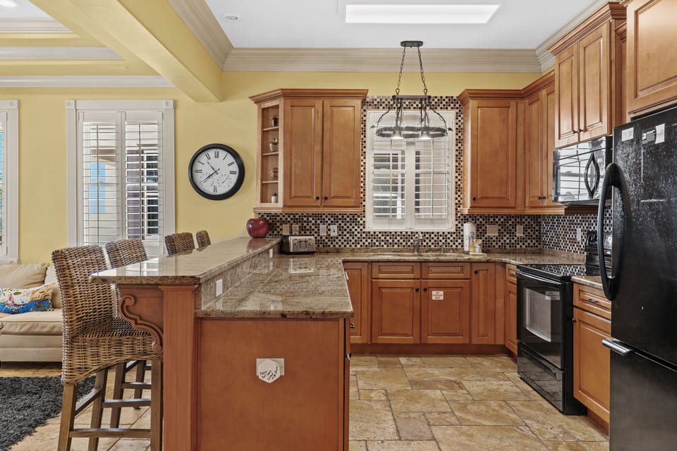1st Floor Kitchen with Bar Counter