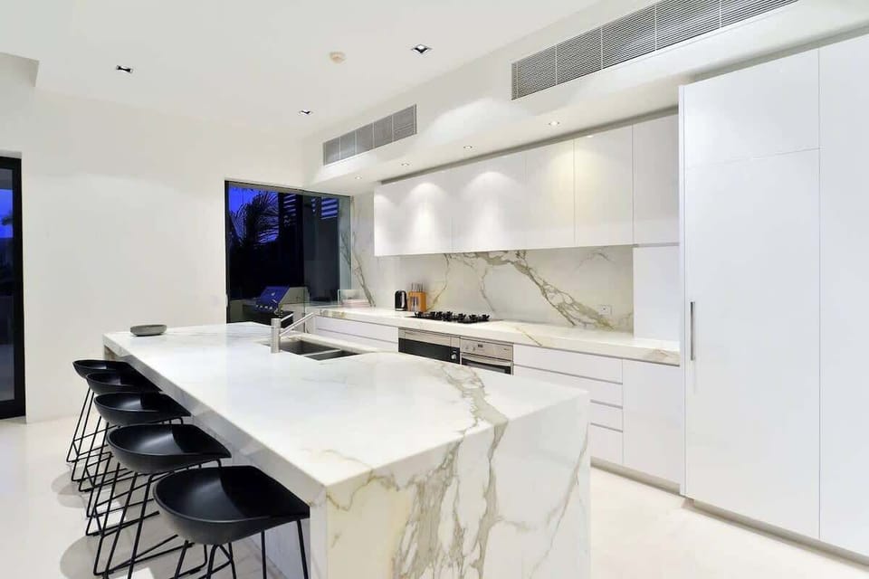 The kitchen is fully-equipped for your holiday catering, with premium appliances and all the essentials.
