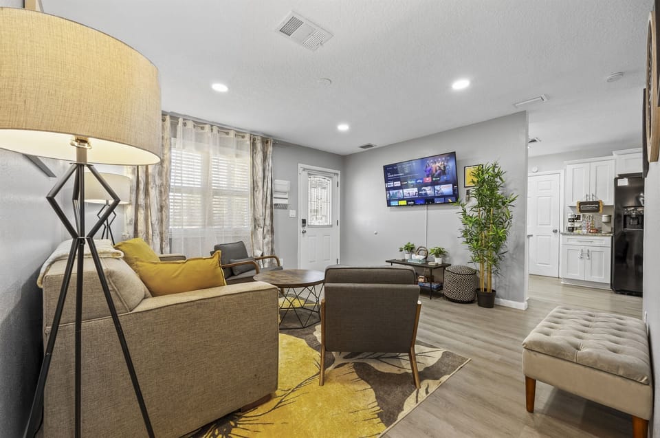 Enjoy family time on this comfy sectional with more than enough room for the entire family. Relax and watching your favorite shows