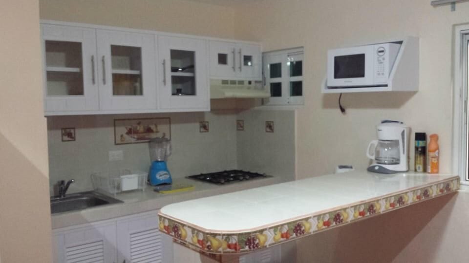 Deluxe Villa, Multiple Bedrooms, Private Bathroom (Fre wi fi ) | Private kitchen | Full-size fridge, microwave, stovetop, coffee/tea maker