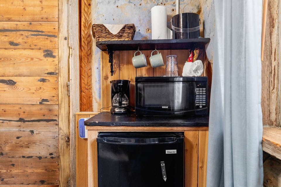 Whether you're starting your day with a cup of coffee or indulging in a late-night treat, this convenient set-up ensures that you have everything you