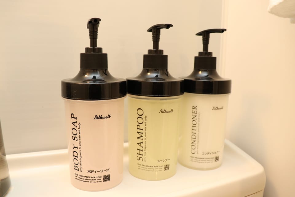 Separate tub and shower, hair dryer, bathrobes, slippers