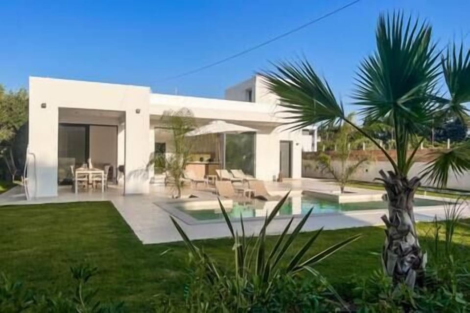 Lush green garden