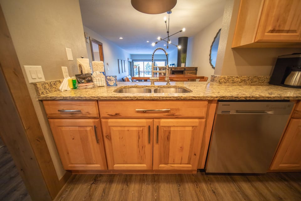 Ample counter space