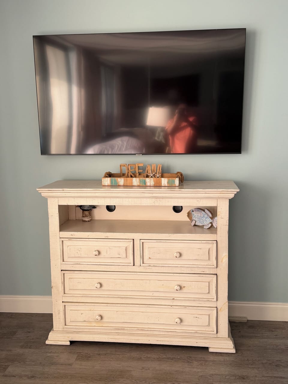 65 inch Tv in Living Room