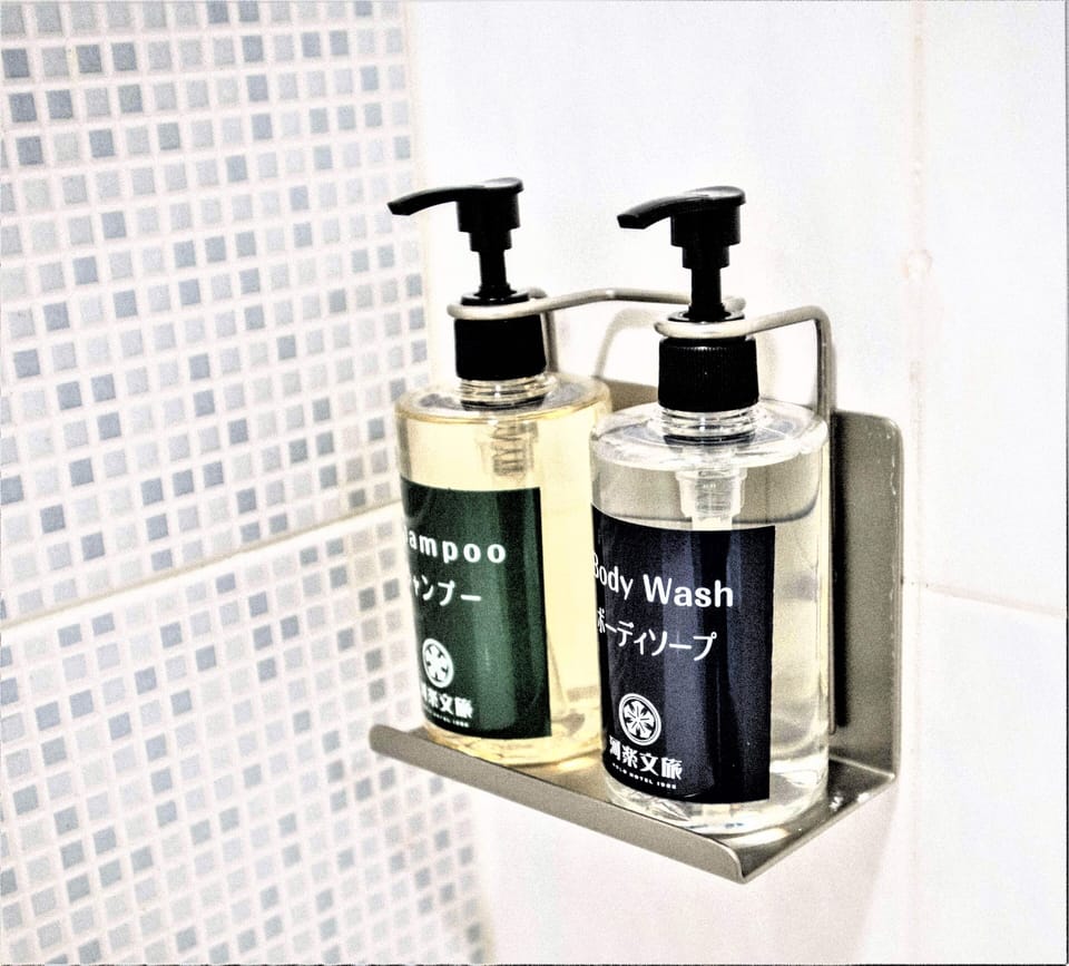 Free toiletries, hair dryer, slippers, bidet