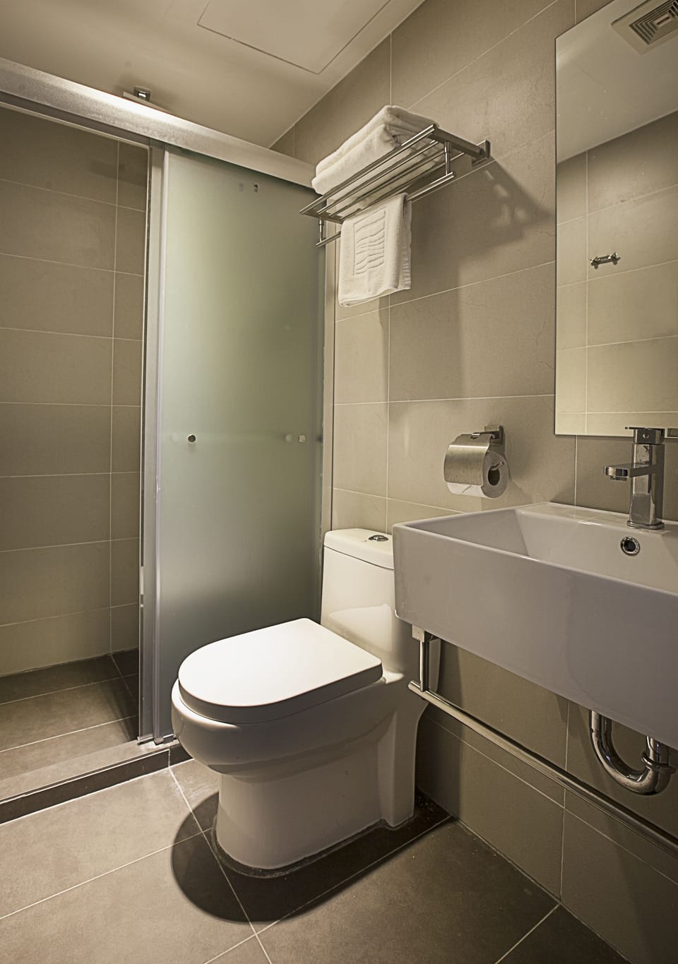 Shower, hair dryer (on request), bidet, towels