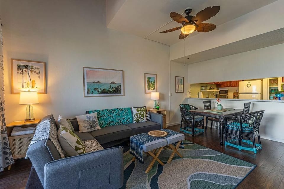 Condo, Multiple Beds (Kailua Bay Resort  4-303) | Living area