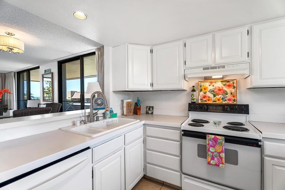 Condo, Multiple Beds (White Sands Village#325) | Private kitchen | Oven, toaster, paper towels