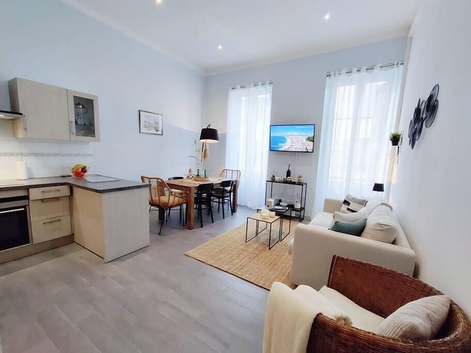 Soothing neutrals invite you to relax