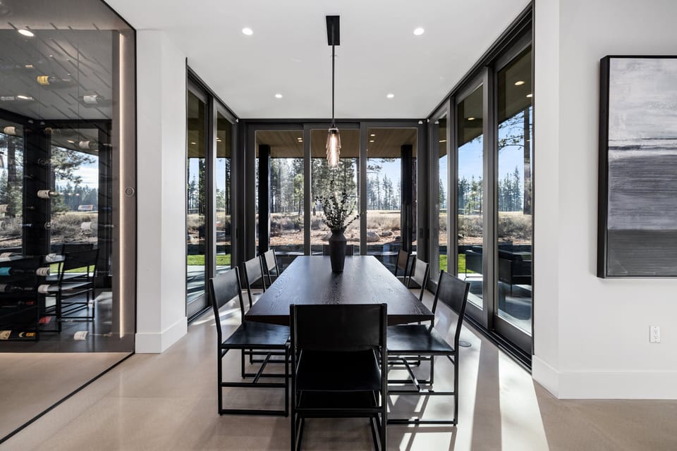 Amazing views from the dining table