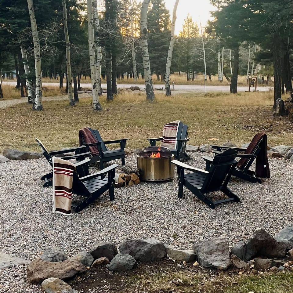Share Stories Around the Fire Pit Under New Mexico’s Dark Mountain Skies