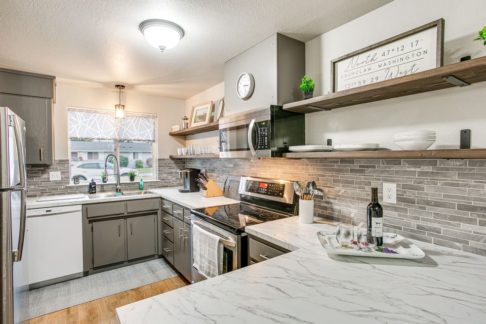 Kitchen | Single-Story Duplex | Keurig