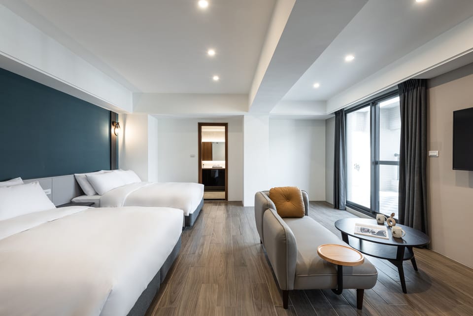 Luxury Quadruple Room | Down comforters, minibar (free items), blackout drapes, soundproofing
