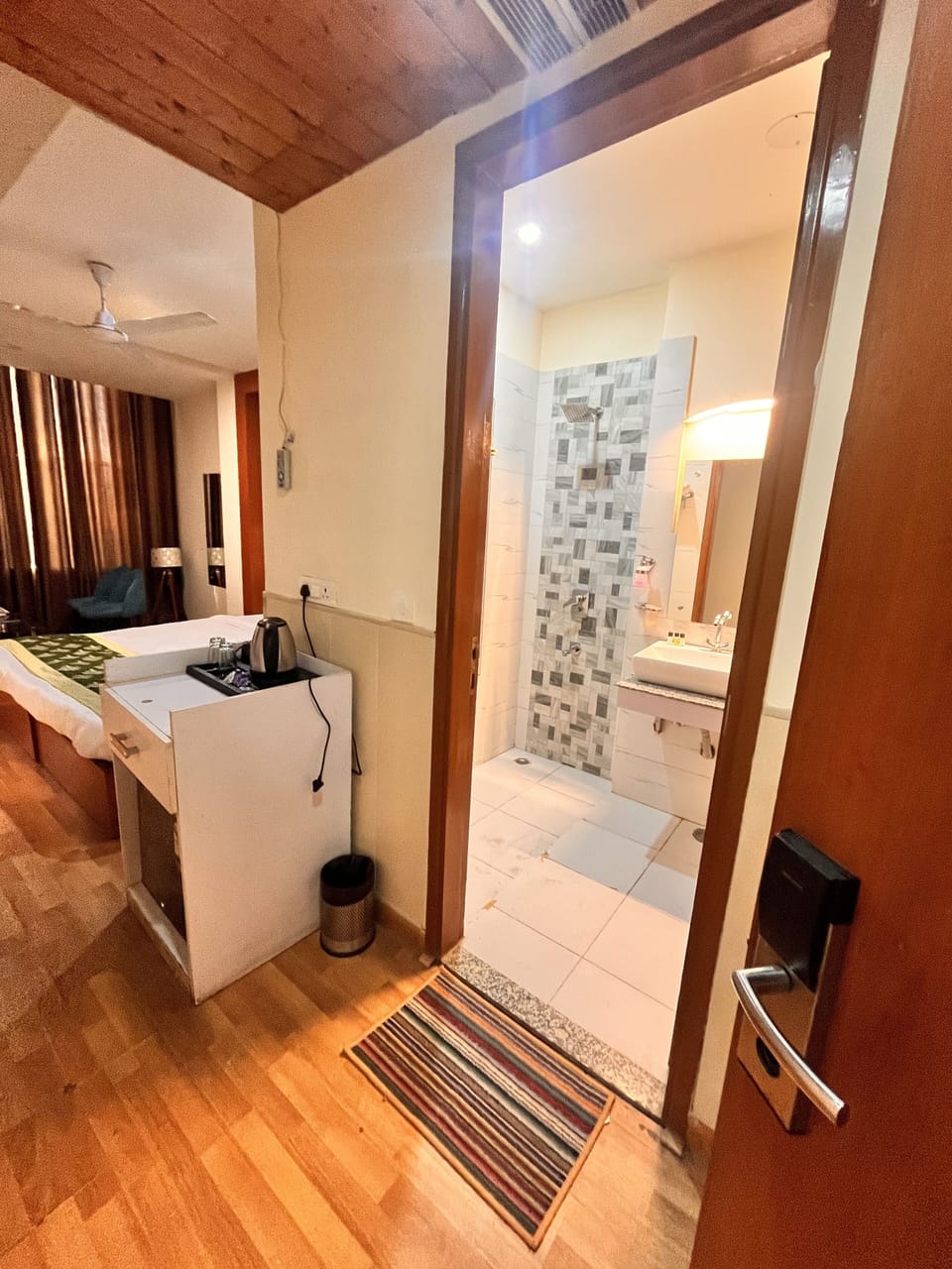 Basic Double Room | Premium bedding, pillowtop beds, desk, laptop workspace