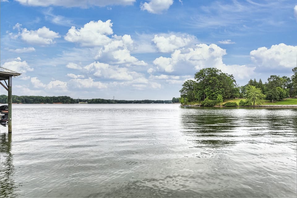 A calm water from the lake.