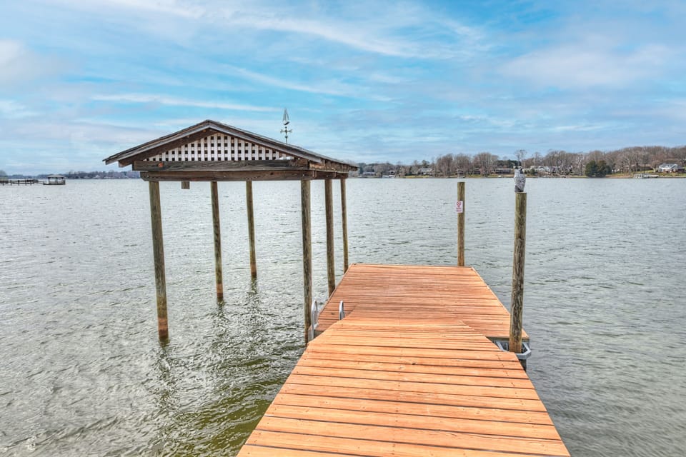 Private dock.