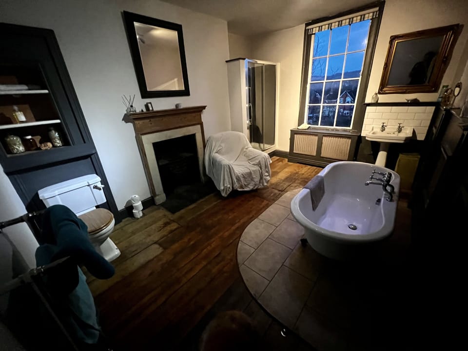 Your private bathroom.