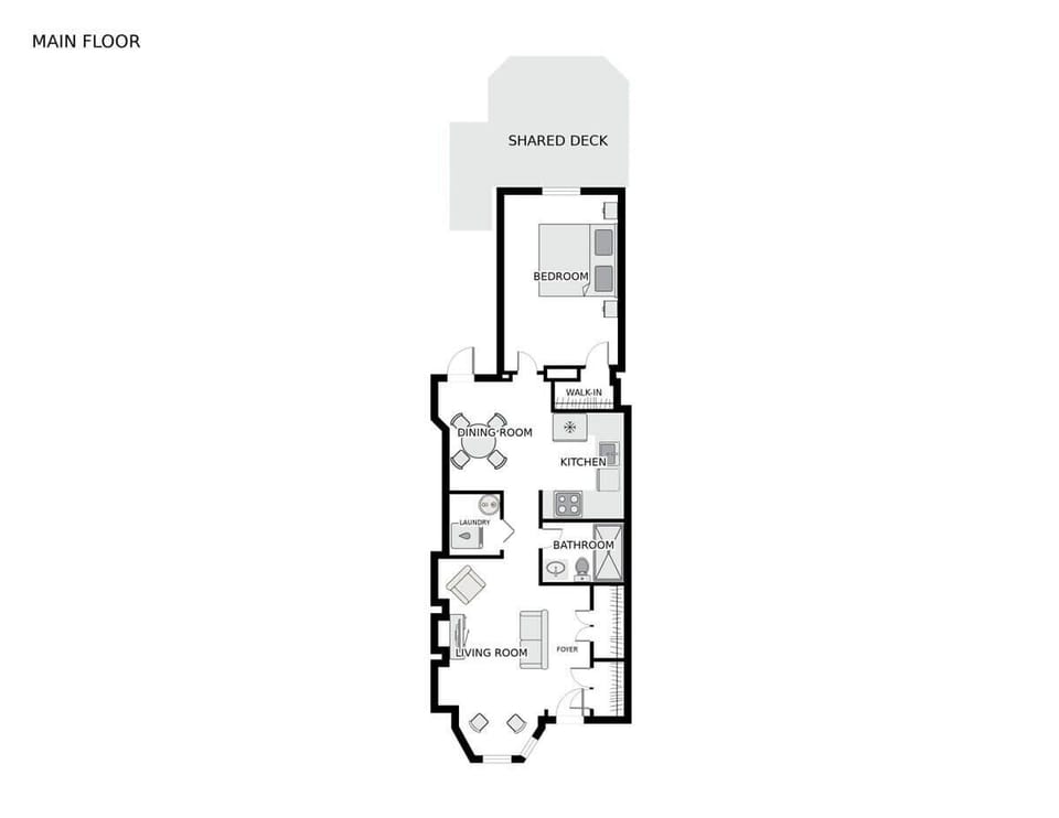General floor plan, to help you gain an understanding of the space