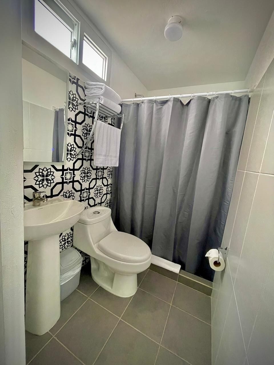 Comfort Room | Bathroom | Towels, soap, shampoo, toilet paper