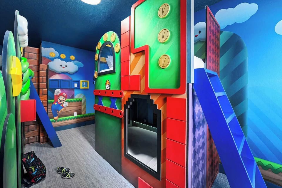 Gamer's Paradise *Theme Room* 1 on Second Floor