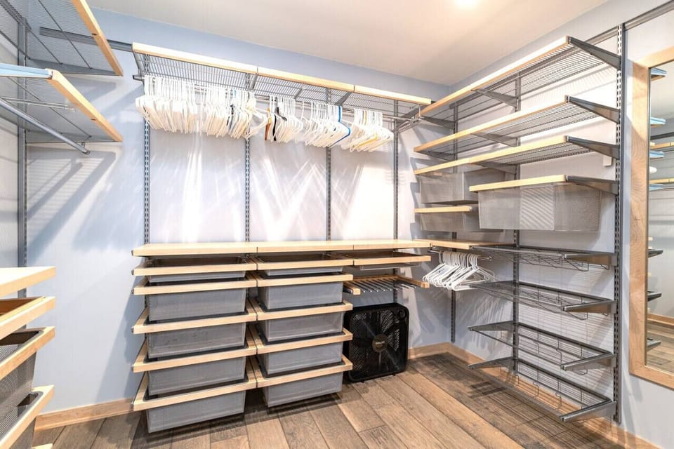 Primary closet