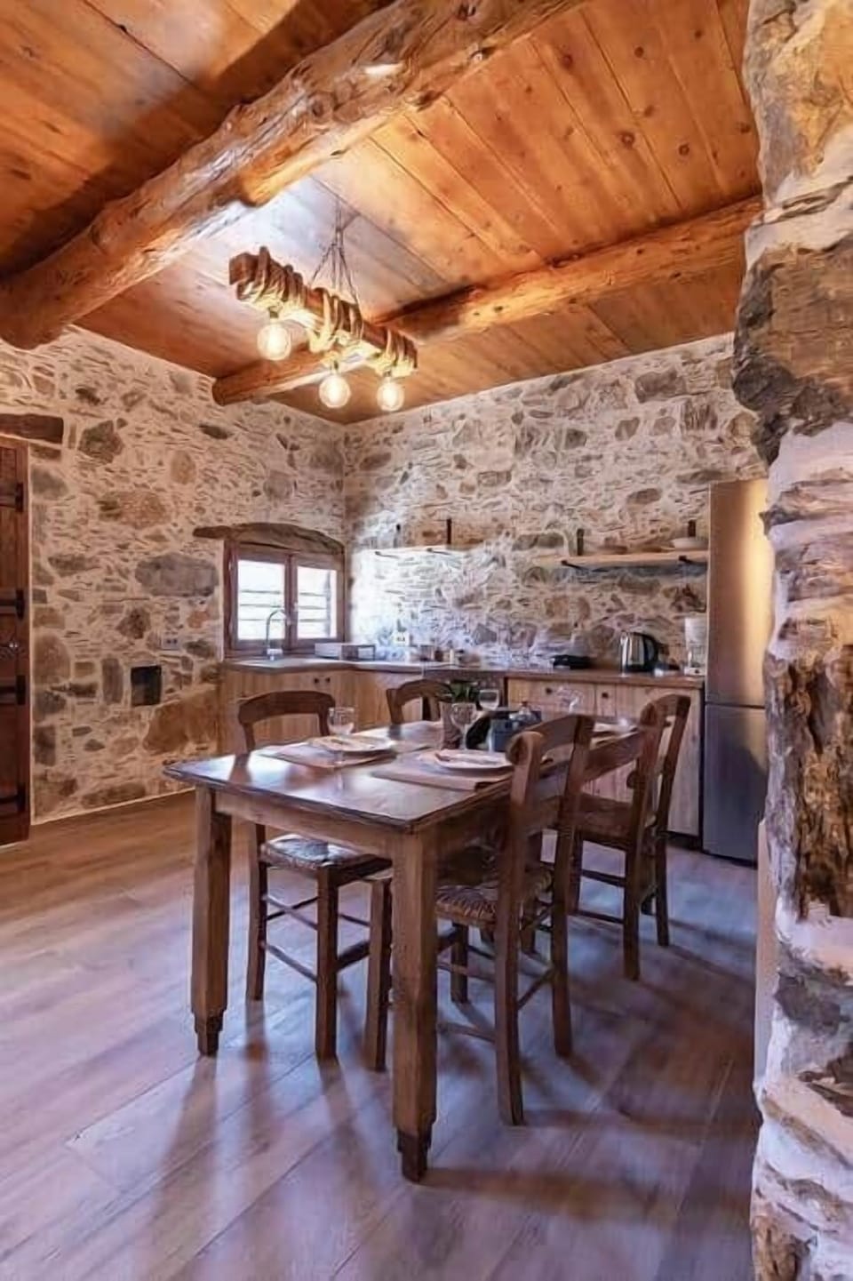 The kitchen 