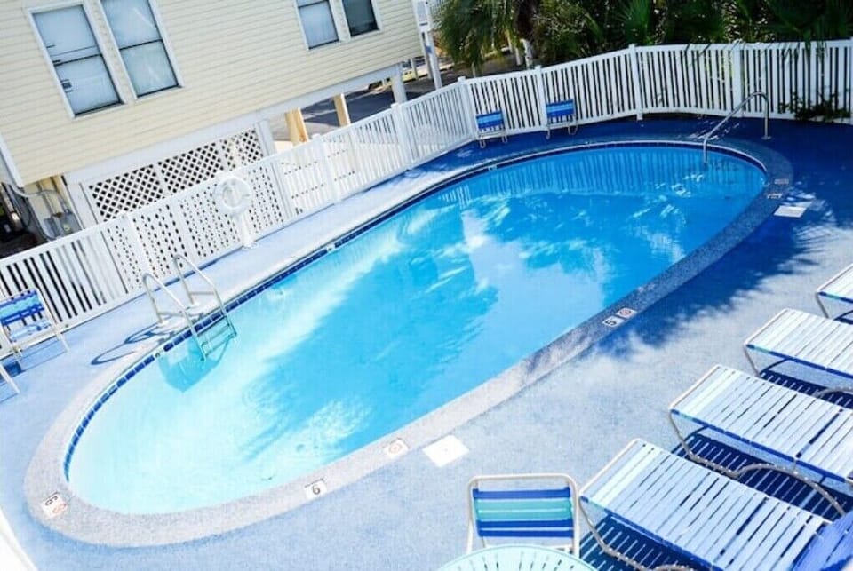 Sparkling and clean pool