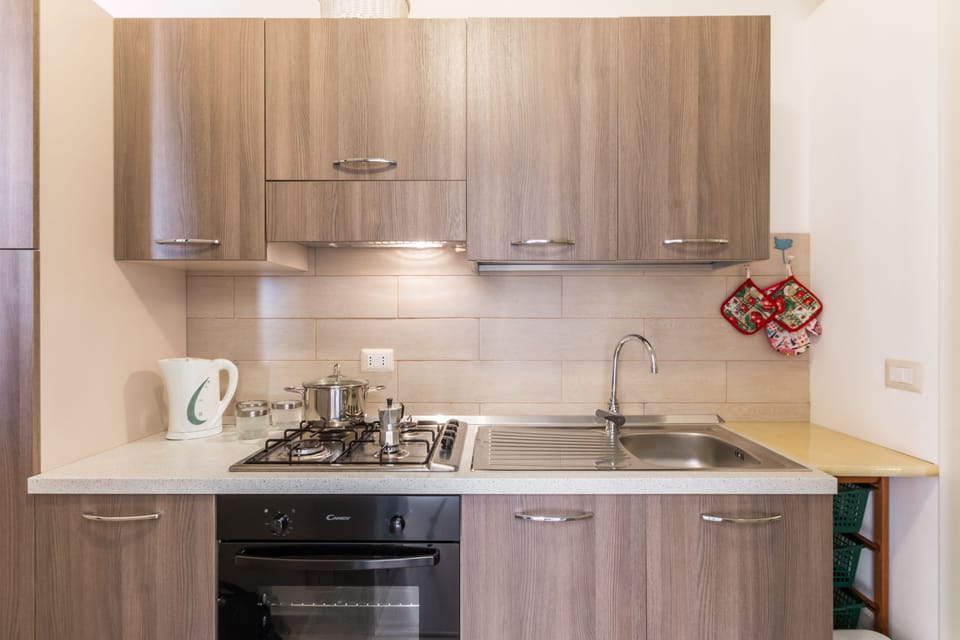 Classic Apartment | Private kitchen | Full-size fridge, oven, stovetop, espresso maker
