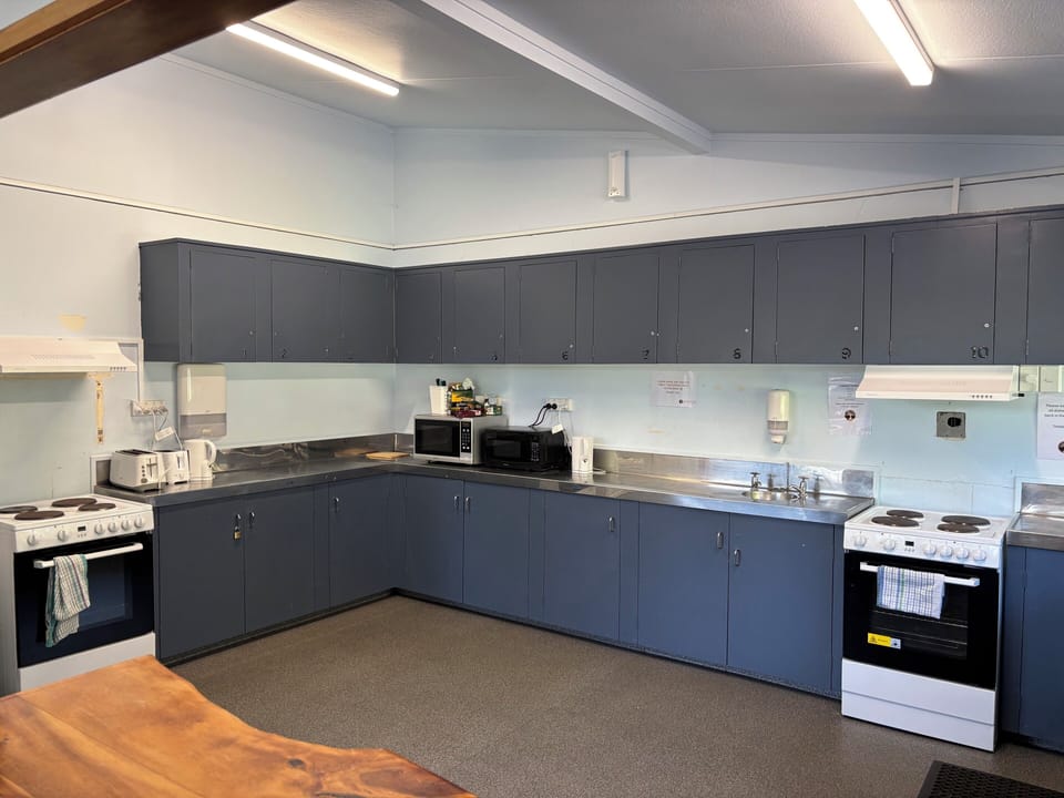 Cabin | Shared kitchen facilities | Shared fridge, microwave, highchair