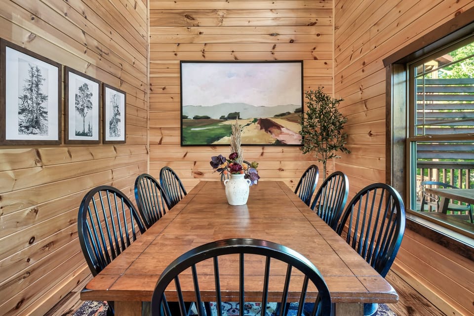 Dining Table for Big Family Meals & Game Nights