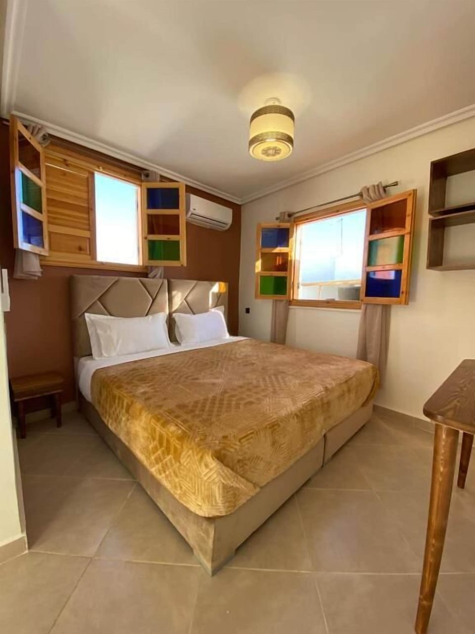 Luxury Double Room | Premium bedding, desk, laptop workspace, free WiFi