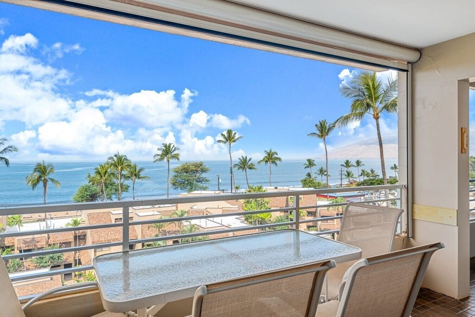 View from the double lanai